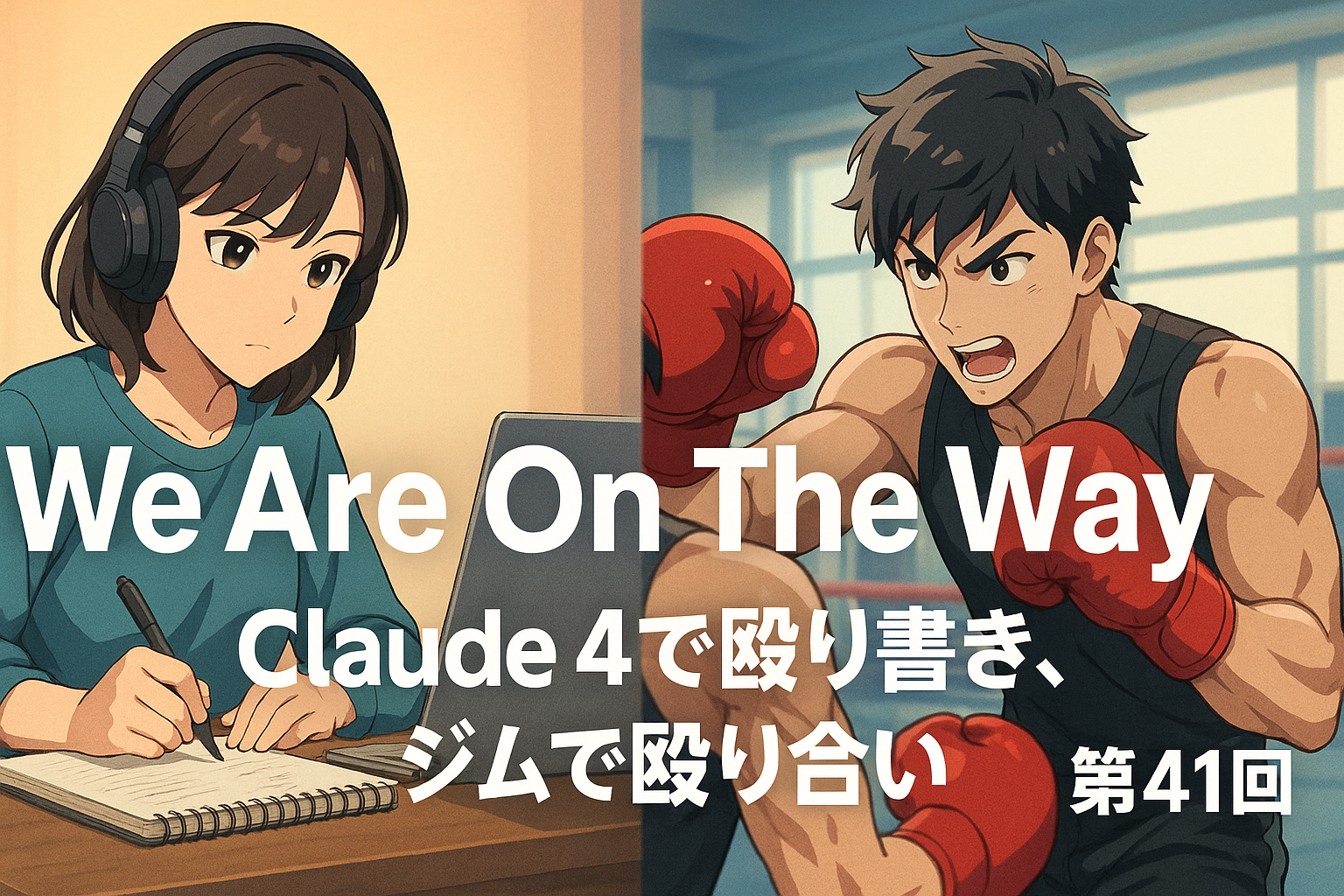 Claude 4で殴り書き、ジムで殴り合いの記事サムネイル画像